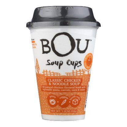 Bou - Soup Cup - Classic Chicken Noodle Soup - Case of 6 - 1.8 oz.