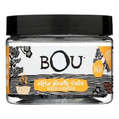 Bou - Miso Broth Cubes - Ginger - Case of 6 - 2.53 oz.