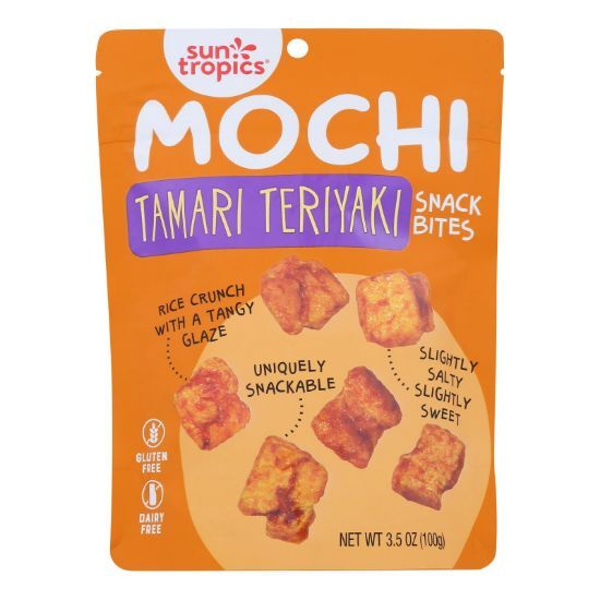 Sun Tropics® Mochi Rice Bites Tamari Soy Sauce, Tamari Soy Sauce - Case of 12 - 3.50 OZ