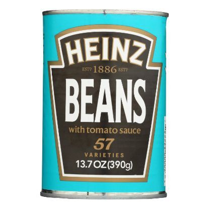 Heinz, Beans With Tomato Sauce - Case of 12 - 13.7 OZ