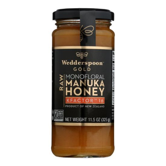 Wedderspoon Manuka Honey, Kfactor 16,  - Case of 6 - 11.5 OZ