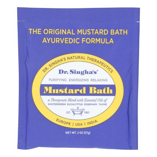 Dr. Singha's Mustard Bath  - Case of 14 - 2 OZ