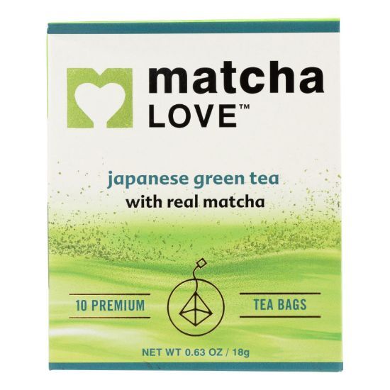 Matcha Love In Matcha Green Tea Traditional Flavor  - Case of 6 - 10 BAGS