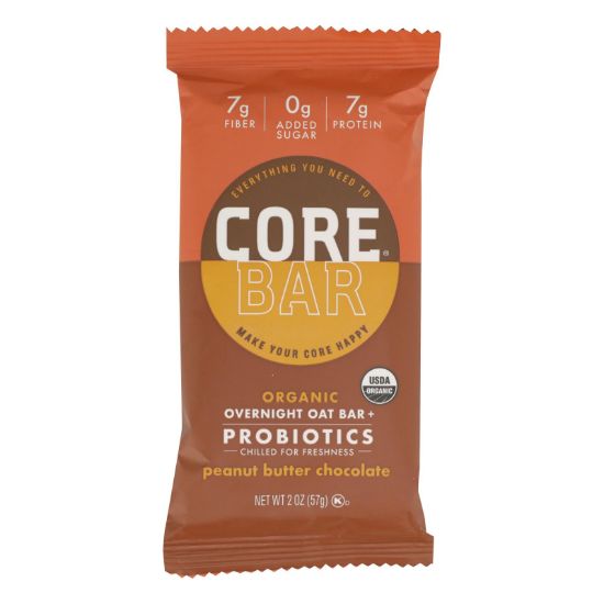 Core Foods - Bar Proboi Peanut Butter Chocolate - Case of 8 - 2 OZ