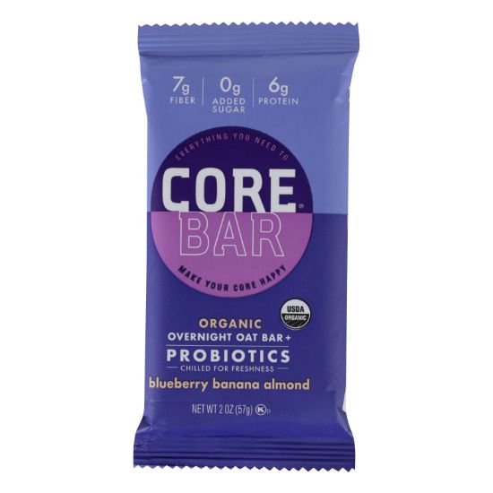 Core Foods - Bar Probiotic Blubry - Case of 8 - 2 OZ