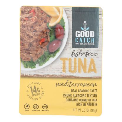 Good Catch - Fish Free Tuna Mediterran - Case of 12 - 3.3 OZ