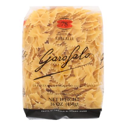 Garofalo 100% Durum Wheat Semolina Macaroni Product - Case of 12 - 16 OZ