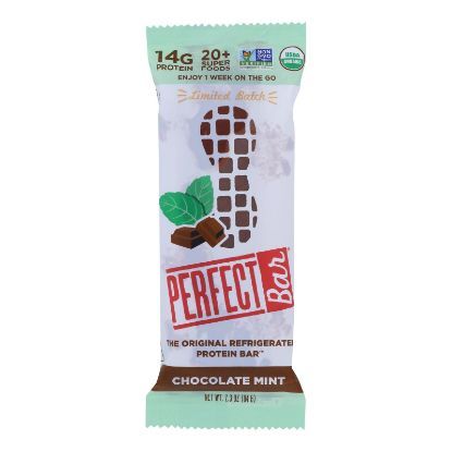 Perfect Bar - Bar Chocolate Mint - Case of 8 - 2.3 OZ