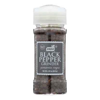 Badia Spices - Spice Black Pepper Grndr - Case of 8 - 2.5 OZ
