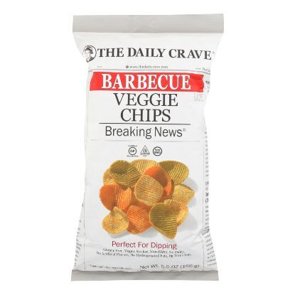 The Daily Crave - Veggie Chips BBQ - Case of 8 - 5.5 OZ