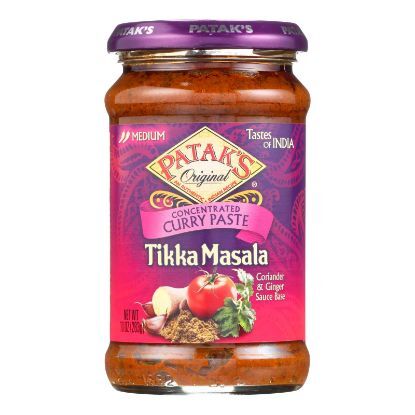 Pataks Concentrated Curry Paste, Tikka Masala Medium  - Case of 6 - 10 OZ