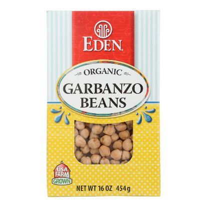 Eden Foods - BeansGarbanzo Dry - Case of 12-16 OZ