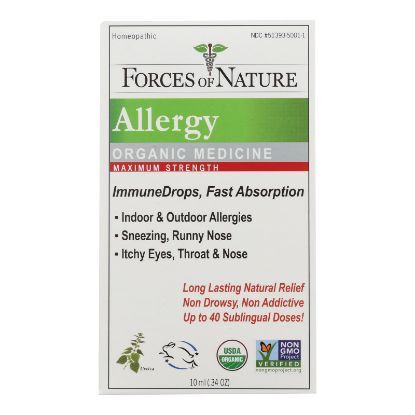 Forces Of Nature - Allergy Drp Max Immun - 1 Each - 10 ML