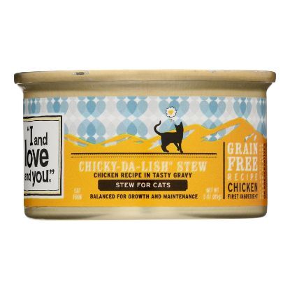 I And Love And You - Cat Fd Can Chicken Chnk W/gr - Case of 24 - 3 OZ