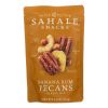 Sahale Snacks - Pecans Glzd Mix Ban Rum - Case of 6 - 4 OZ