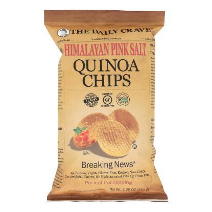 The Daily Crave - Quin Chips Himlyn Pink Salt - Case of 8 - 4.25 OZ