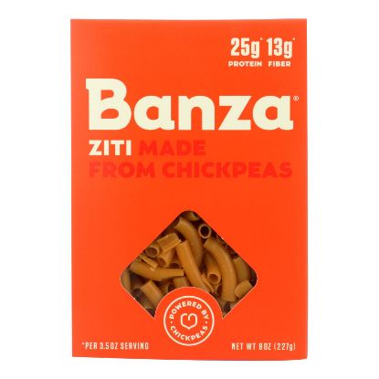 Banza Ziti Chickpea Pasta  - Case of 6 - 8 OZ