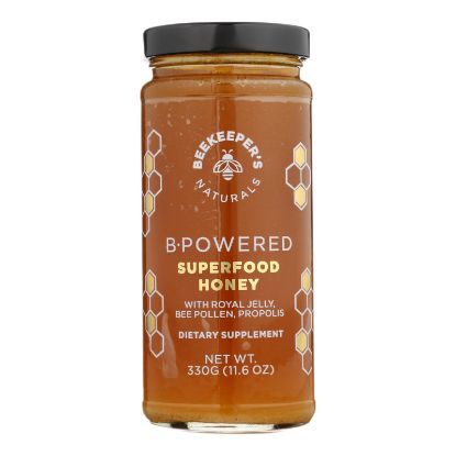 Beekeepers Naturals - Supp Sprfd Bpowered Honey - 1 Each 1-11.6 OZ