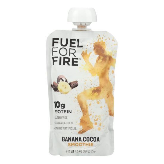 Fuel For Fire Banana Cocoa Smoothie, Banana Cocoa - Case of 12 - 4.5 OZ
