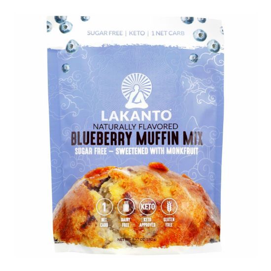 Lakanto - Muffin Mix Blueberry - Case of 8-6.77 OZ