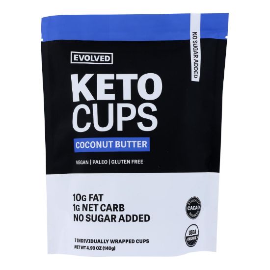 Evolved - Keto Cups Og2 Coconut Btr - CS of 6-4.93 OZ