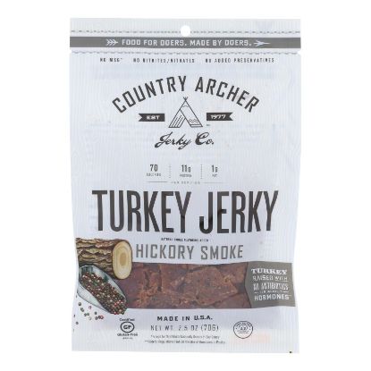 Country Archer - Jerky Turkey Hickry Smokd - Case of 12-2.5 OZ