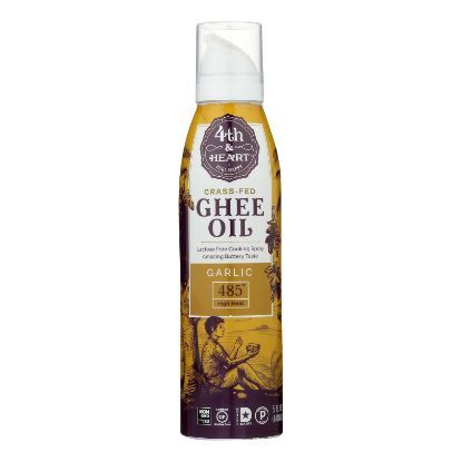 4th & Heart - Ghee/oil Garlic Spray - Case of 6 - 5 OZ