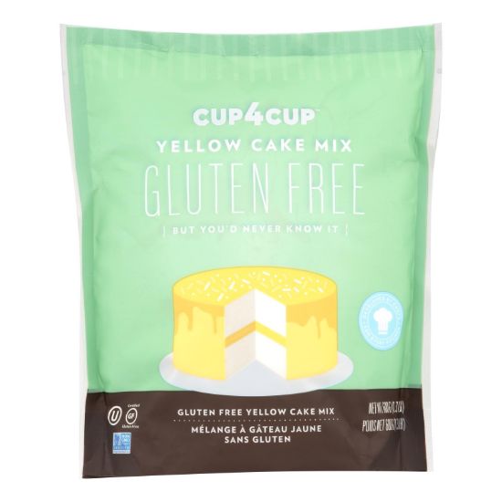 Cup 4 Cup Gluten Free Yellow Cake Mix - Case of 6 - 600 GR