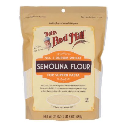 Bob's Red Mill - Flour Semolina - Case of 4-24 OZ