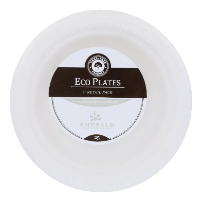 Emerald Brand - Plates Compostable 6in - CS of 20-25 CT