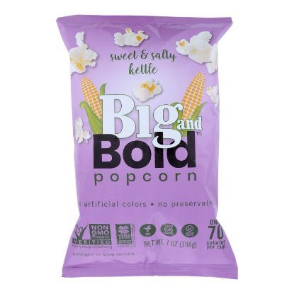 Big And Bold - Popcorn Sweet And Salty - Case of 6-7 OZ