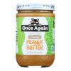 Once Again - Peanut Butter Organic Smooth - Case of 6-16 OZ