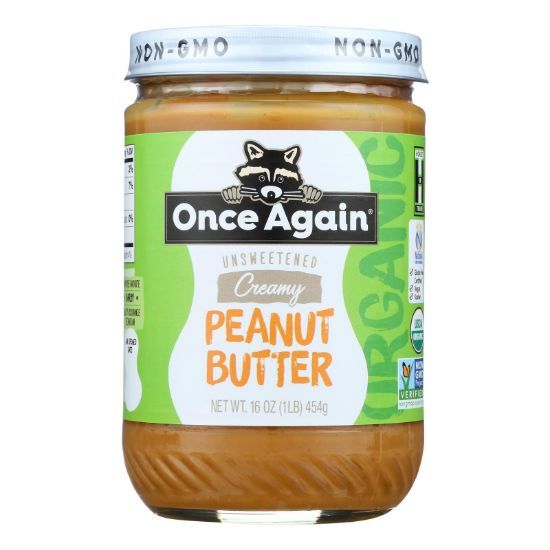 Once Again - Peanut Butter Organic Smooth - Case of 6-16 OZ