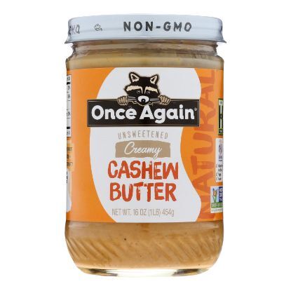 Once Again - Cashew Butter Ns - Case of 6-16 OZ