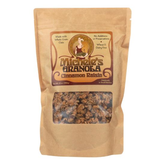 Michele's Granola - Granola Cinnamon Raisin - Case of 6-12 OZ