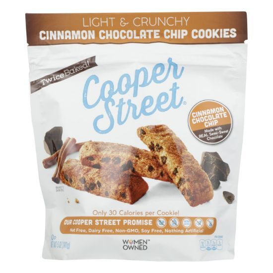 Cooper Street - Ckies Cinnamon Chocolate Chip - Case of 6 - 5 OZ