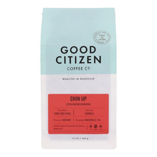 Good Citizen Coffee Co. - Coffee Medium Roasted Chin Up - Case of 6-12 OZ