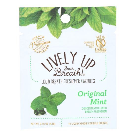 Lively Up Your Breath - Brth Mint Chwbl Sg Original - Case of 12-.16 OZ