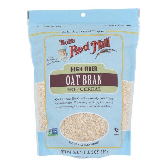 Bob's Red Mill - Oat Bran Hot Cereal - Case of 4-18 oz.