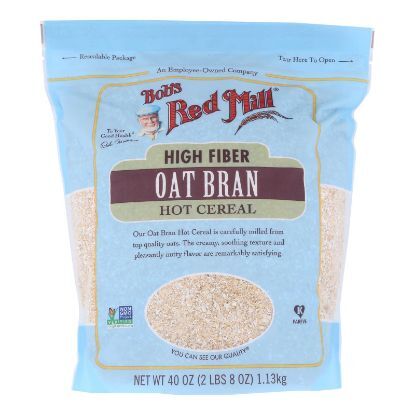 Bob's Red Mill - Oat Bran Hot Cereal - Case of 4-40 oz.