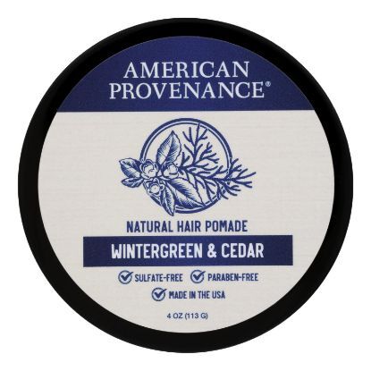 American Provenance - Hair Pomade Wntrgrn Cedar - 1 Each -4 OZ