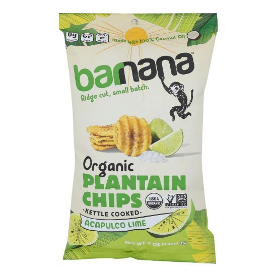 Barnana - Plntn Chips Acaplco Lme - Case of 6-5 OZ