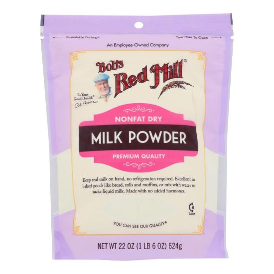 Bob's Red Mill - Milk Powder Non Fat Dry - Case of 4 - 22 OZ