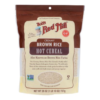 Bob's Red Mill - Farina Brown Rice G/f - Case of 4-26 OZ