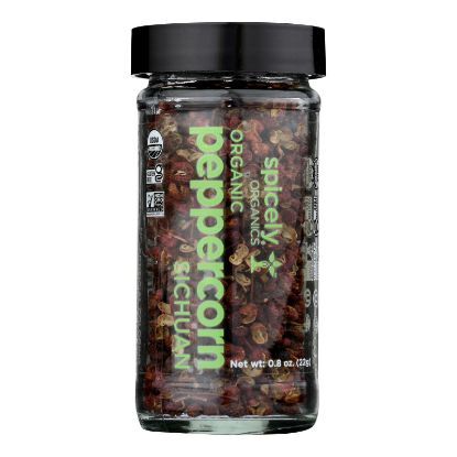 Spicely Organics - Organic Sichuan Peppercorn - Case of 3 - 0.8 oz.