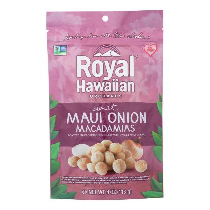 Royal Hawaiian Orchards - Macdm Nuts Maui Onion - Case of 6-4 OZ