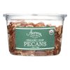 Aurora Natural Products - Organic Raw Pecans - Case of 12 - 7 oz.