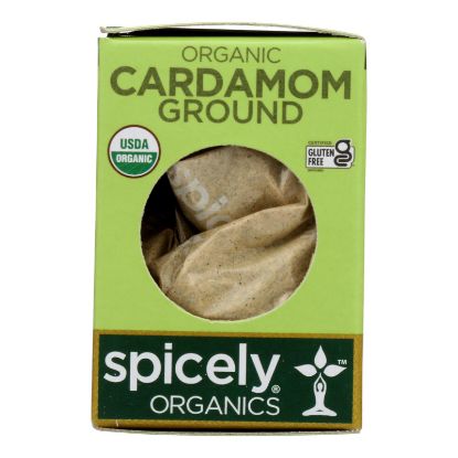 Spicely Organics - Organic Cardamom - Ground - Case of 6 - 0.4 oz.
