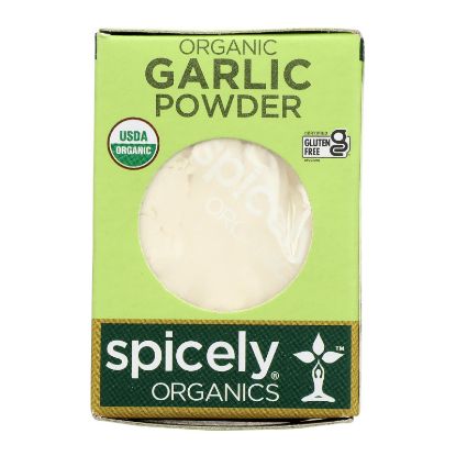 Spicely Organics - Organic Garlic Powder - Case of 6 - 0.4 oz.