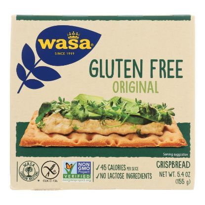 Wasa Gluten-Free Original Crispbread  - Case of 10 - 5.4 OZ